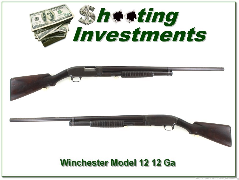 Winchester Model 12 made in 1930 30in Solid Rib full choke-img-0