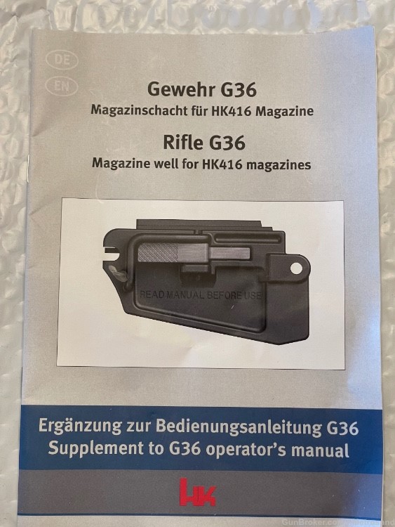 Hk G36 RAL 8000 magwell for AR15 magazines new-img-1