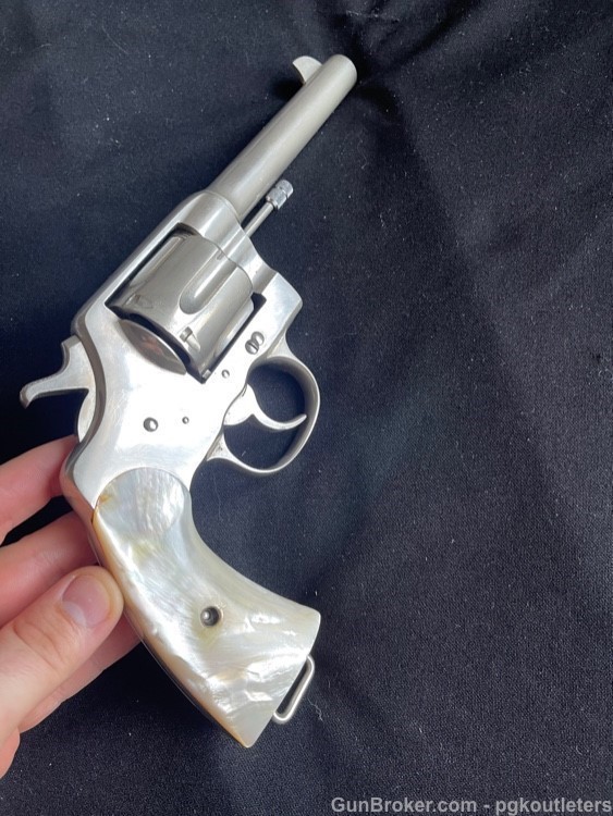 1st year - Colt New Service Double Action Revolver .44 Russian Pearl-img-23