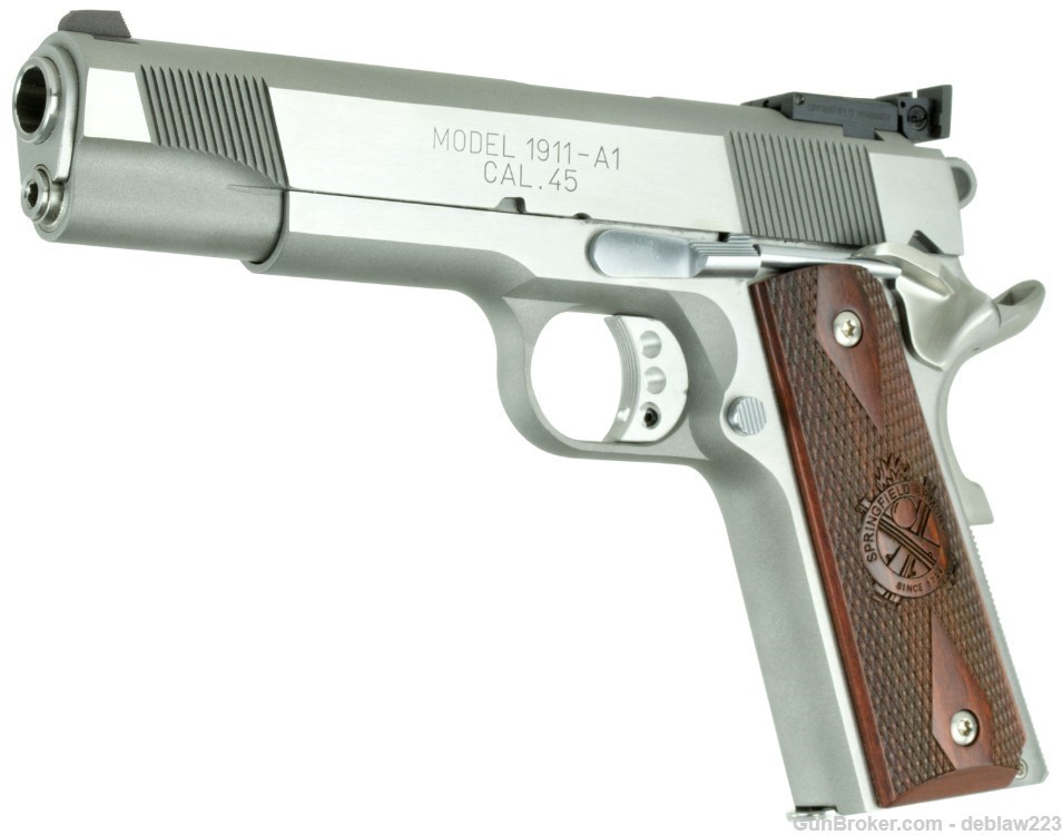 Springfield 1911 Loaded Target Stainless Steel SS 45ACP LayAway PI9132LCA-img-0