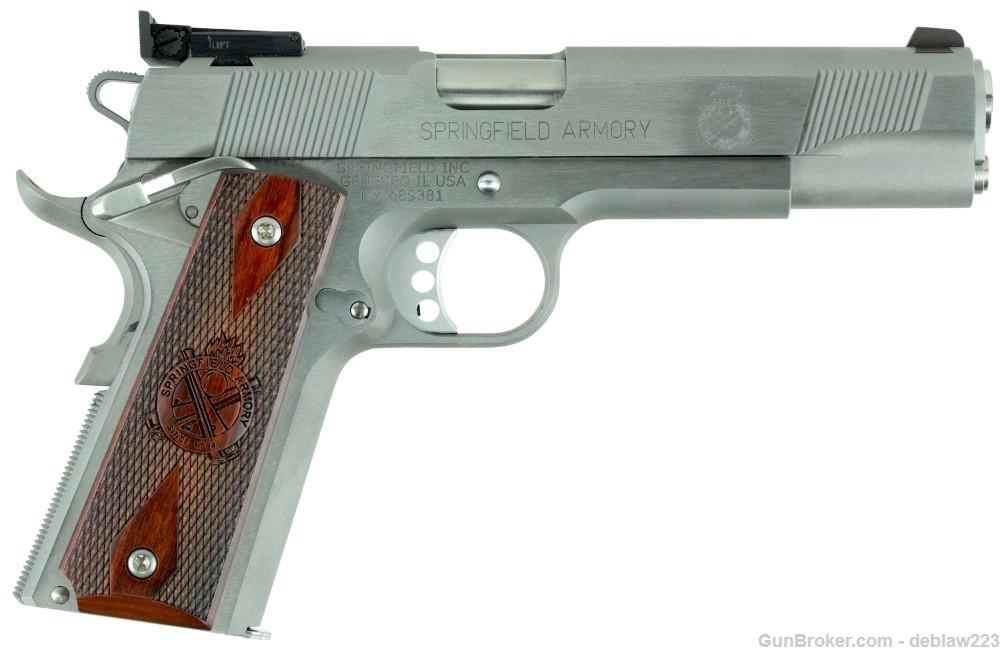 Springfield 1911 Loaded Target Stainless Steel SS 45ACP LayAway PI9132LCA-img-1