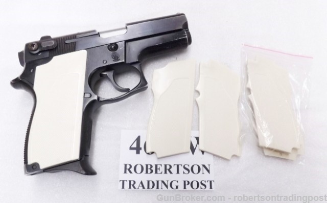 Smith & Wesson 469 669 Grips Hard Imitation Ivory White Polymer New 4669W-img-14
