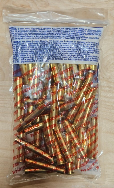 New Winchester 30-30 Brass 50 Pieces Sealed Bag-img-1
