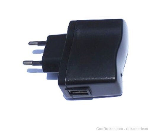 EU Plug to USB Power Adapter Charger for MP3, MP4, cell phone # UKUSB-img-0