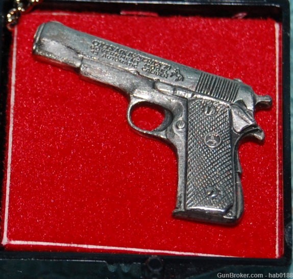 Colt Firearms 1911 Tie Tack w/ Original Box -img-1