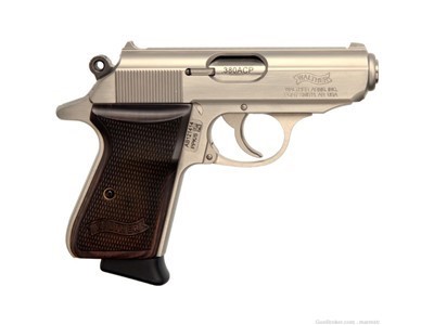 Walther PPK/S 380 with Walnut Wood Grips 4796004WG