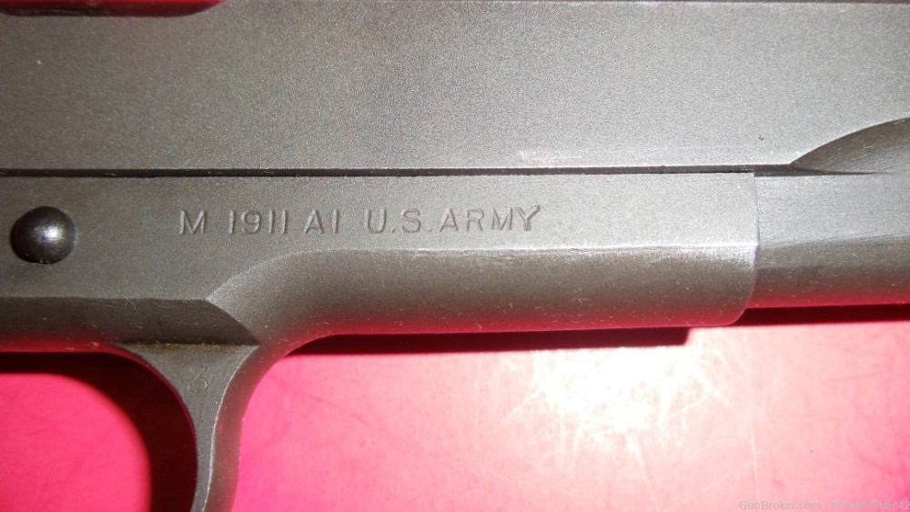 WWII ITHACA Model 1911A1 45ACP Pistol M1911A1 C&R-img-5