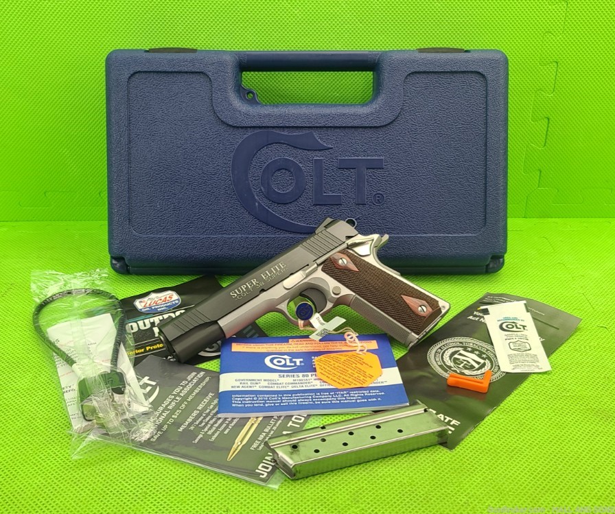 SUPER RARE COLT * 38 SUPER ELITE * 1 OF ONLY 38 LIMITED UNFIRED IN THE BOX -img-43