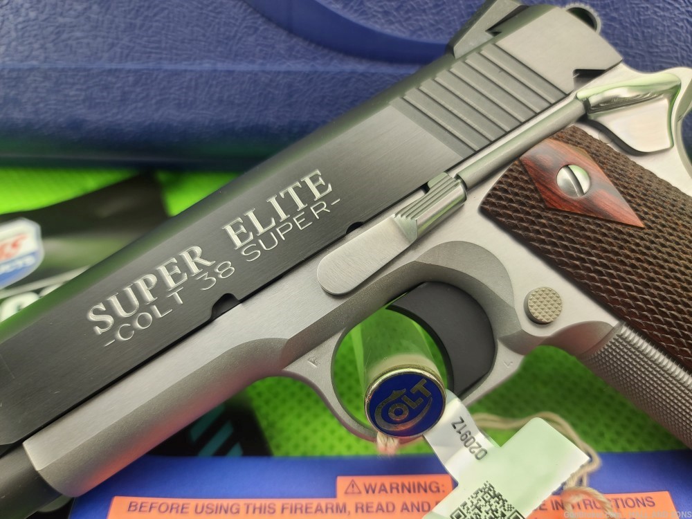 SUPER RARE COLT * 38 SUPER ELITE * 1 OF ONLY 38 LIMITED UNFIRED IN THE BOX -img-41