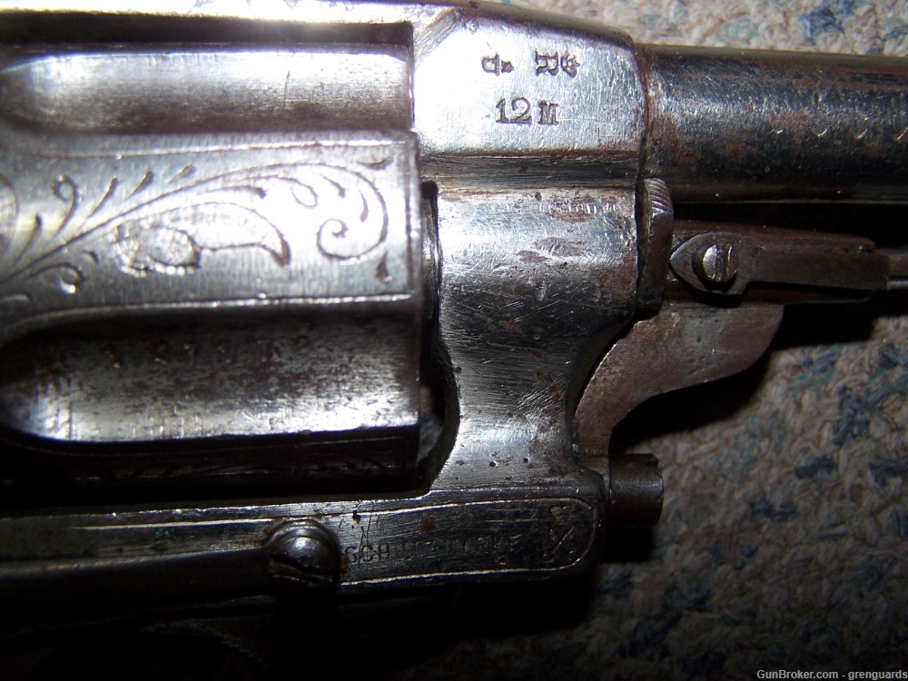 Belgian Montenegrin Model 1873 Gasser Pattern Revolver 11.2MM-img-2