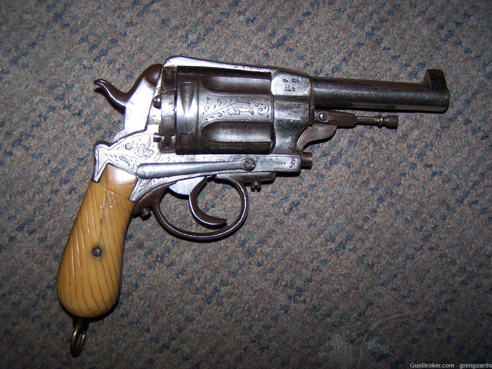 Belgian Montenegrin Model 1873 Gasser Pattern Revolver 11.2MM-img-0