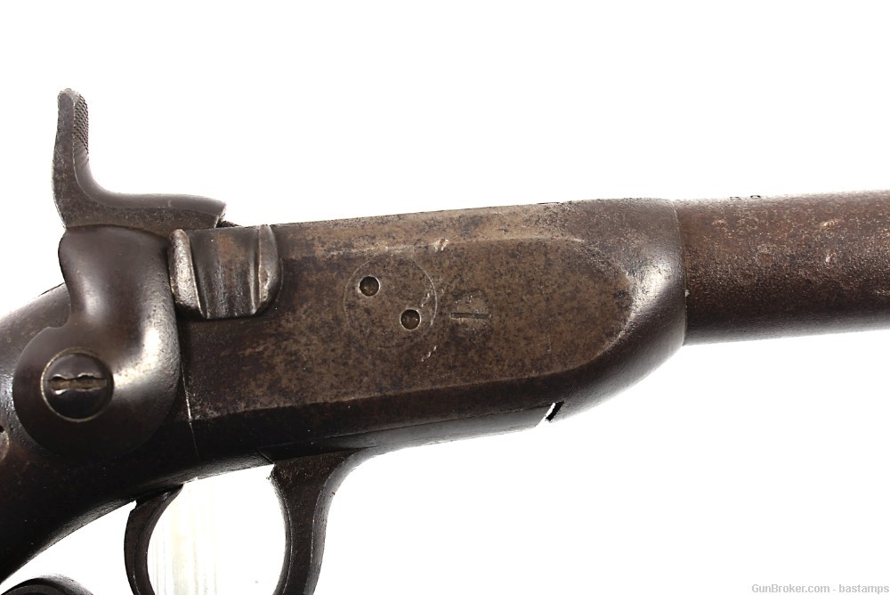 Rare Perry Patent Firearms .56 Caliber Percussion Cane Gun (Antique)-img-19