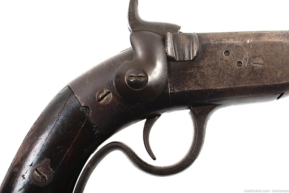 Rare Perry Patent Firearms .56 Caliber Percussion Cane Gun (Antique)-img-18