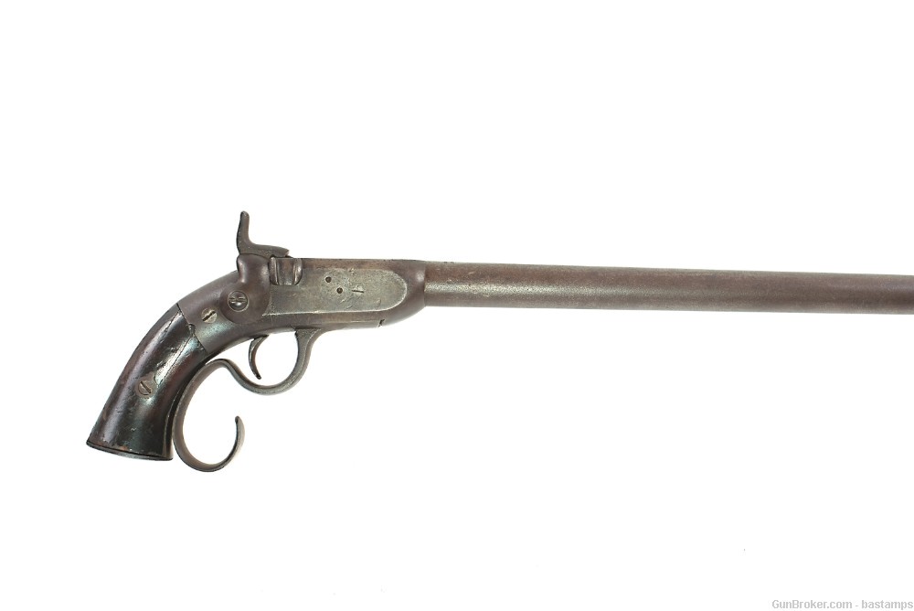 Rare Perry Patent Firearms .56 Caliber Percussion Cane Gun (Antique)-img-0