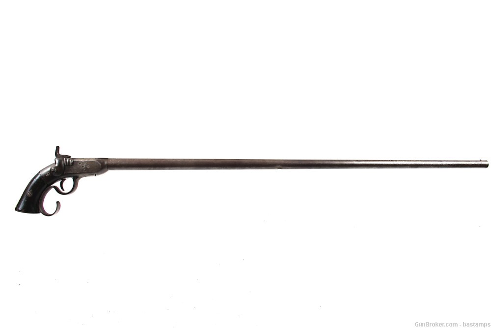 Rare Perry Patent Firearms .56 Caliber Percussion Cane Gun (Antique)-img-1