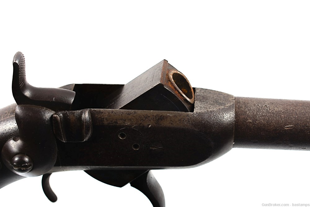 Rare Perry Patent Firearms .56 Caliber Percussion Cane Gun (Antique)-img-16