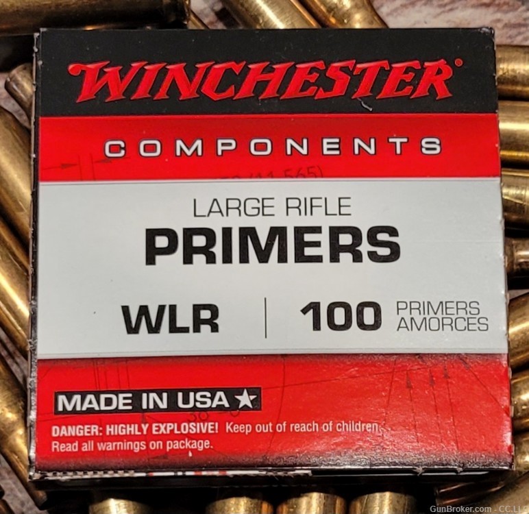 Winchester Large Rifle Primers 100 Count WLR large reloading-img-0