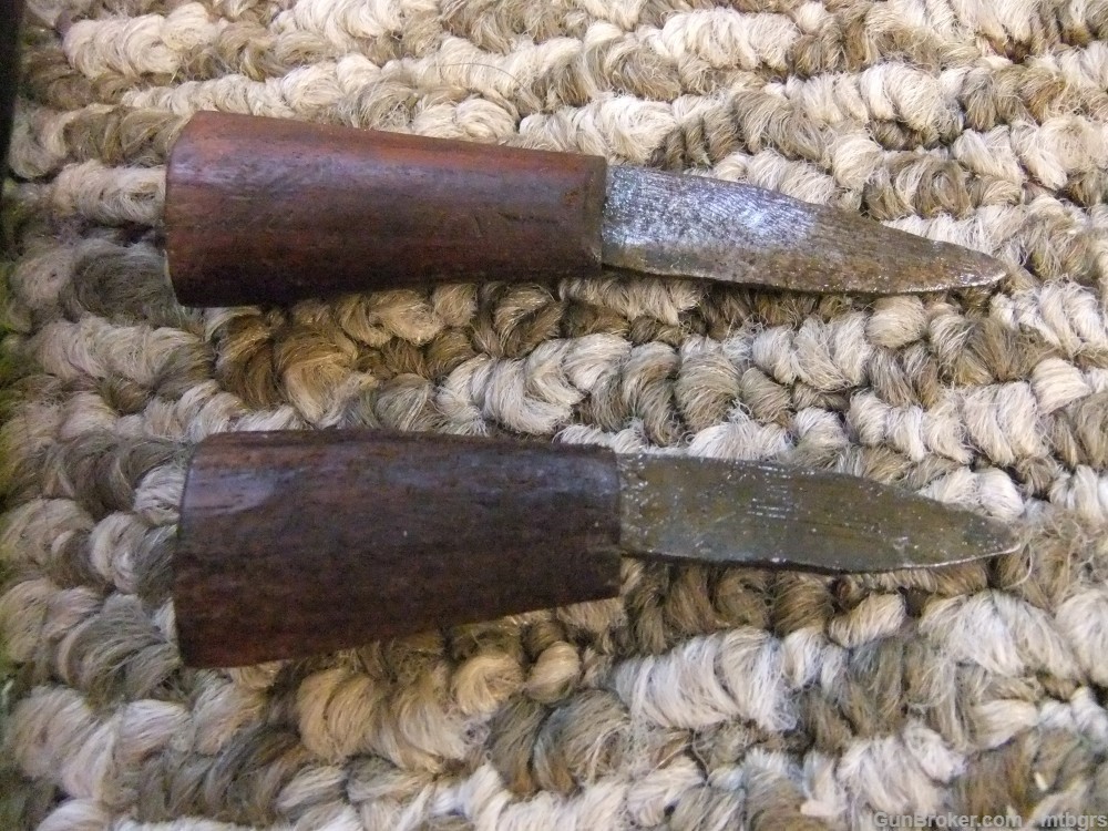 Gurkha  Kukri  Army Curved Knife Chopper W/ 2 baby knives -img-13