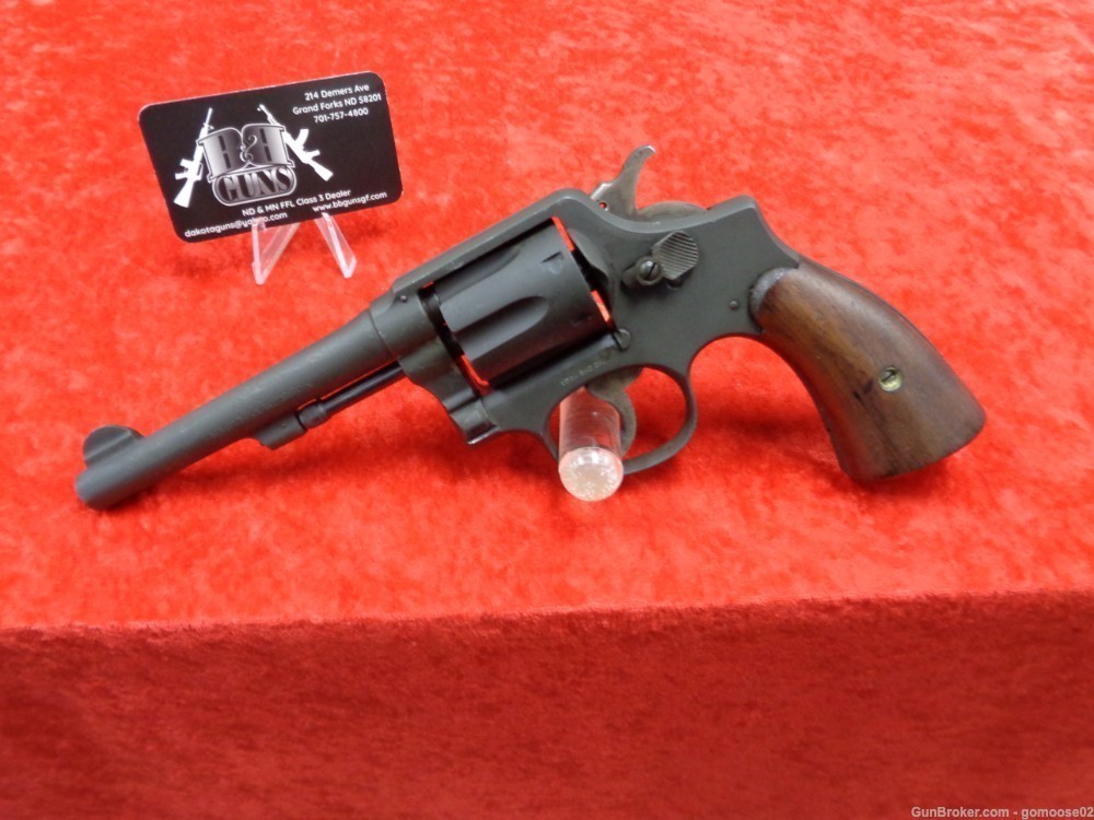 S&W Model 1905 38 SW Military Police British Proof WWII Revolver WE TRADE!-img-0