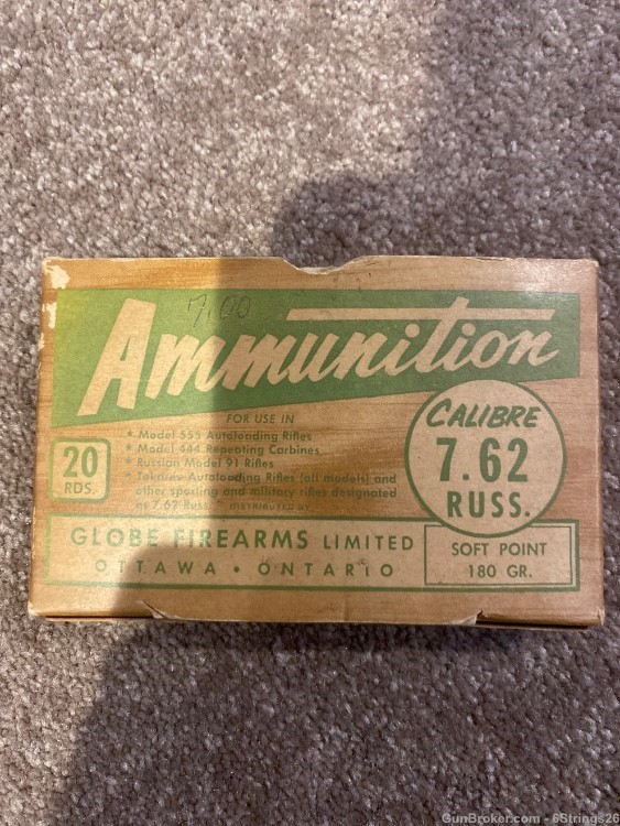 Vintage ammo 7.62 Russ 16 count -img-0