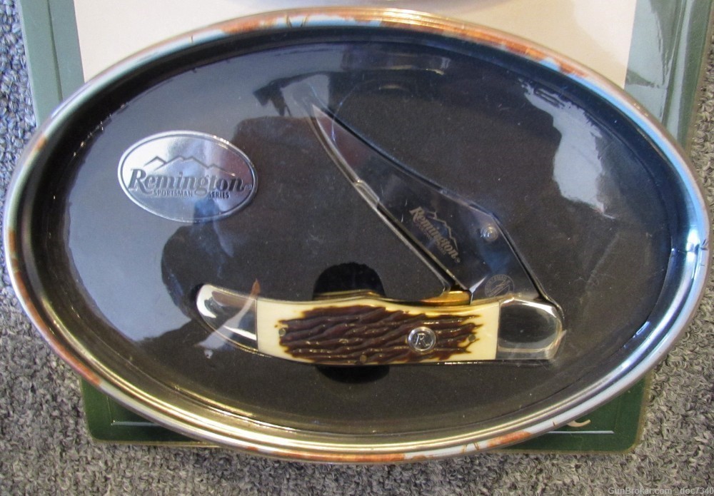 Remington Limited Edition Sportsman Knife & Collectable tin-img-1
