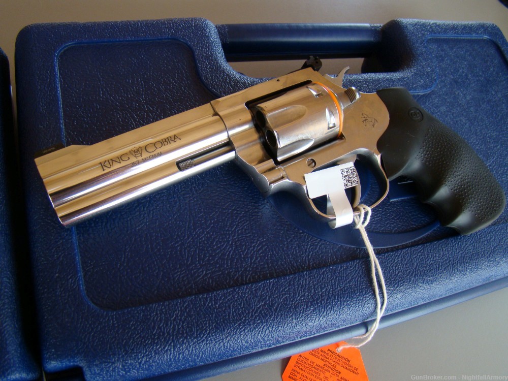Pair of Colt King Cobra Target .357 MAG Revolvers 4.25" SS Snake Consec #'s-img-7