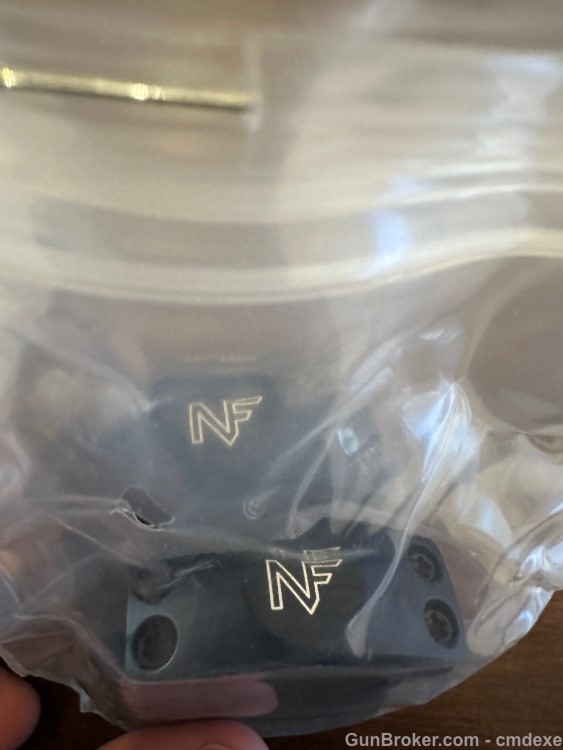 Nightforce 1.125" Rings Surplus Engraved Caps & Base NAVY SOCOM MK13 MOD5-img-1