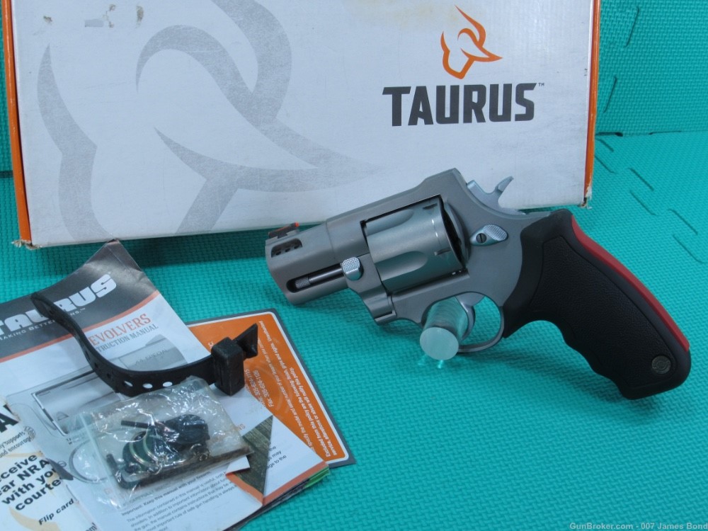 Taurus Raging Bull 454 Casull Stainless Revolver 2 1/4” Ported w/Box Nice-img-0