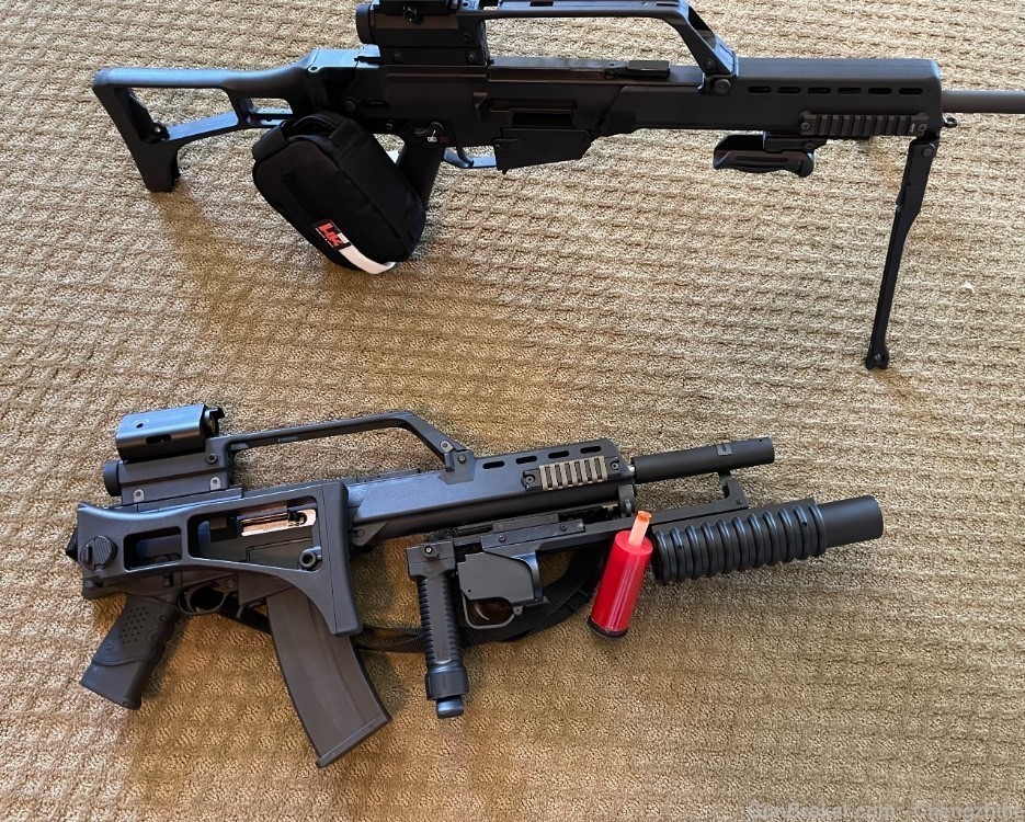 Ruger 10/22 Converted to HK G36 K  SD Dual Optics w/FG-42 grips -img-10