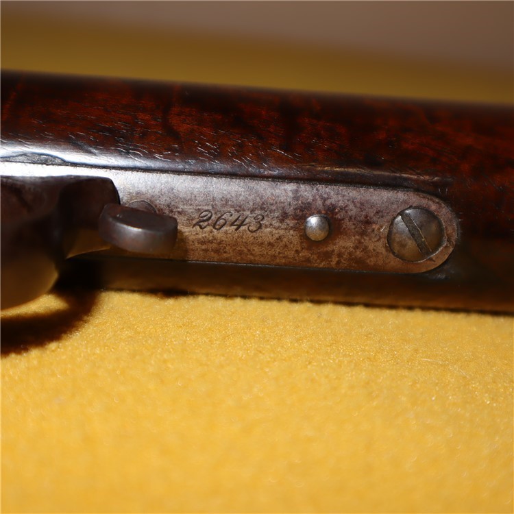 Winchester Model 1873 1st. Model, Raised Thumbprint, Single Set Trigger,28"-img-12