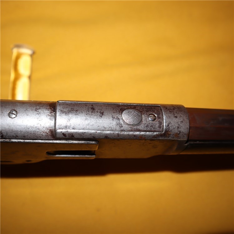Winchester Model 1873 1st. Model, Raised Thumbprint, Single Set Trigger,28"-img-1