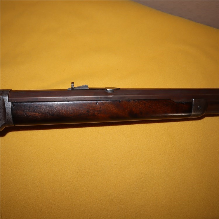 Winchester Model 1873 1st. Model, Raised Thumbprint, Single Set Trigger,28"-img-4