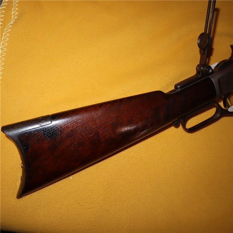 Winchester Model 1873 1st. Model, Raised Thumbprint, Single Set Trigger,28"-img-3