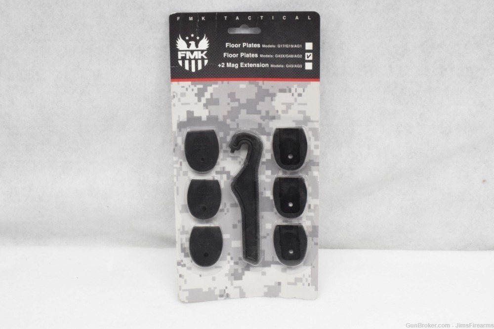 NEW - FMK AG-2 G43X G48 MAGS EXTENDED MAG FLOOR PLATE - 6 PACK-img-0