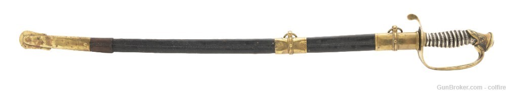 US Model 1850 Foot Officer’s Non Regulation Silver Grip Sword (SW1378)-img-5