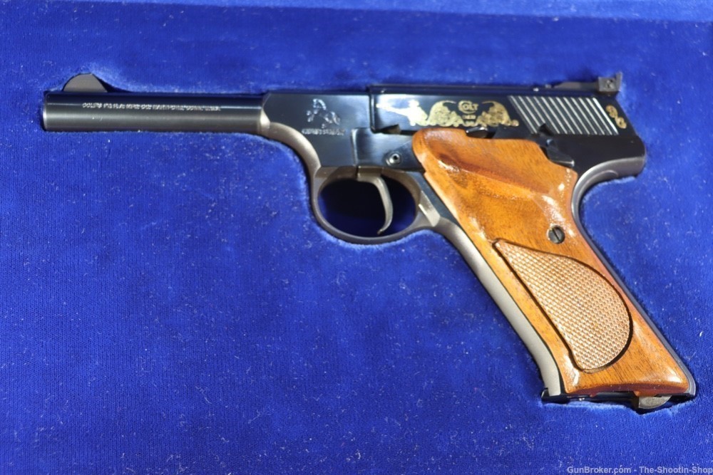 Colt Model S Huntsman Pistol 22LR TARGET Custom Master's Edition 1 of 400-img-10