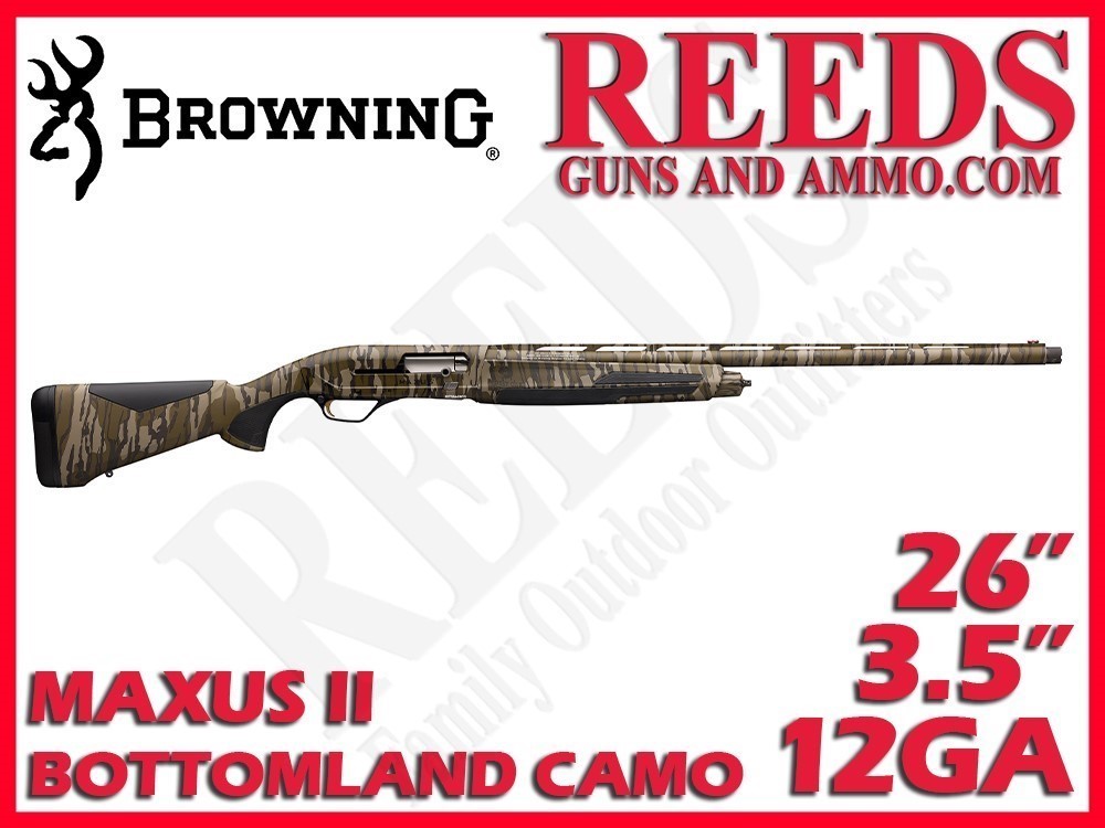 Browning Maxus II Bottomland Camo 12 Ga 3-1/2in 26in 011742205-img-0