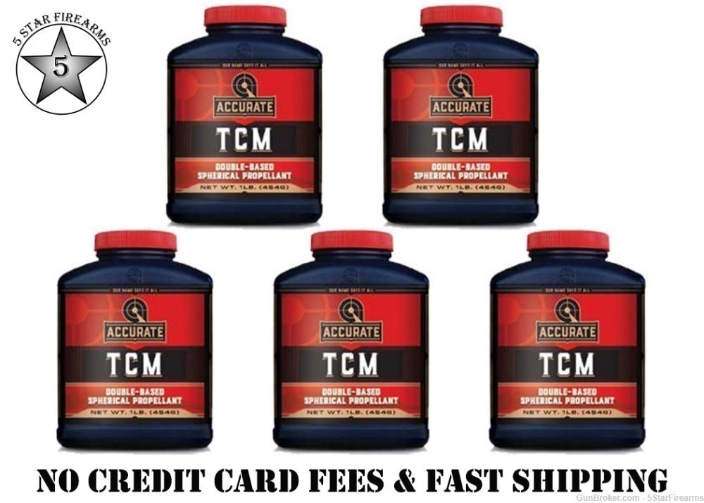 ACCURATE TCM Double-Based Powder 5 Pounds-img-0