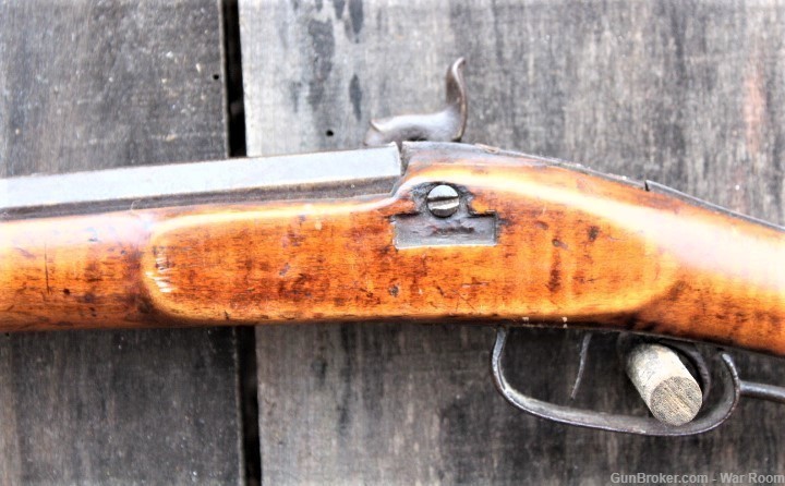 Mid 1800's Fall & Cunningham Nashville, Tn. Full Stock Long Rifle-img-13