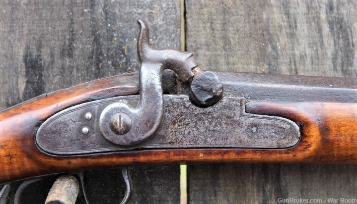 Mid 1800's Fall & Cunningham Nashville, Tn. Full Stock Long Rifle-img-6