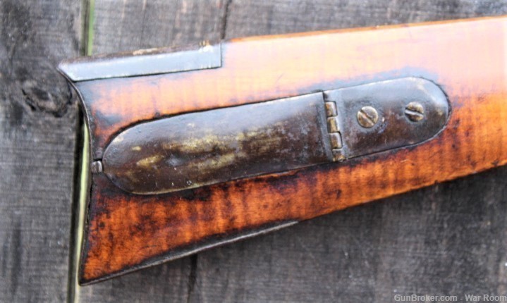 Mid 1800's Fall & Cunningham Nashville, Tn. Full Stock Long Rifle-img-3