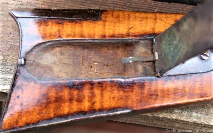 Mid 1800's Fall & Cunningham Nashville, Tn. Full Stock Long Rifle-img-19