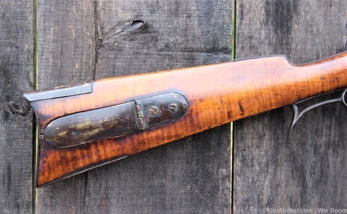 Mid 1800's Fall & Cunningham Nashville, Tn. Full Stock Long Rifle-img-2