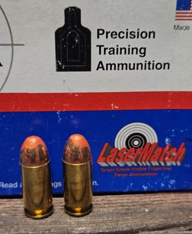 SBR 45 ACP 230gr SRVT Ammo 50 Rounds Tracers-img-2