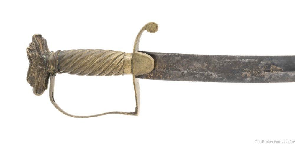 Rare American Double Eagle Head sword (SW1726)-img-1