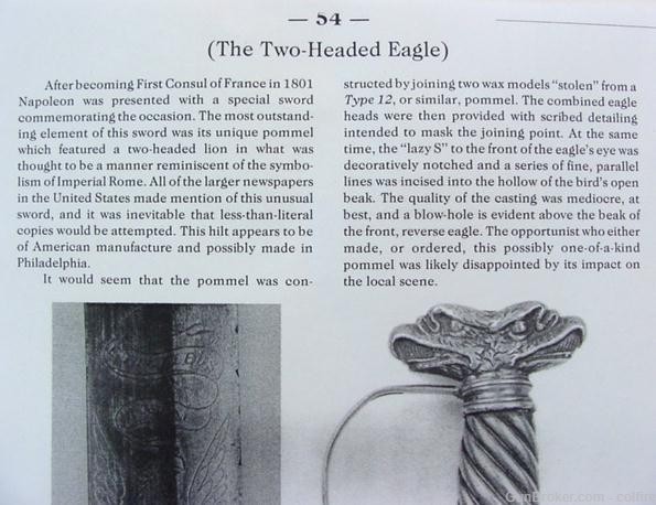 Rare American Double Eagle Head sword (SW1726)-img-6