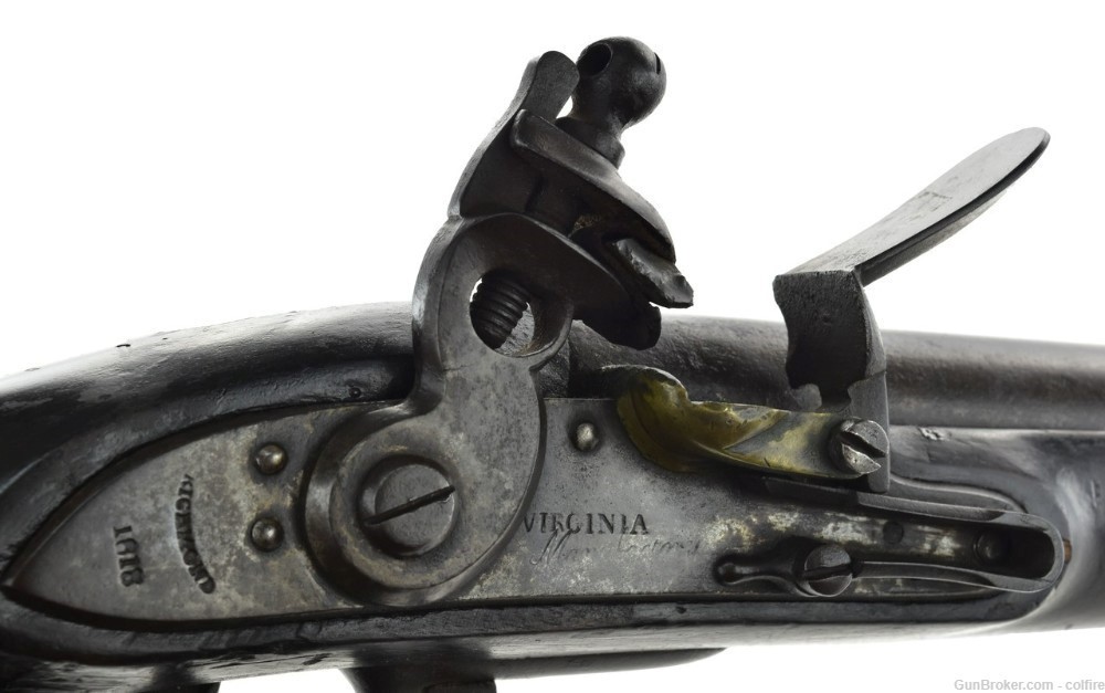 Virginia Manufactured 2nd Model Flintlock Musket (AL4668)-img-4