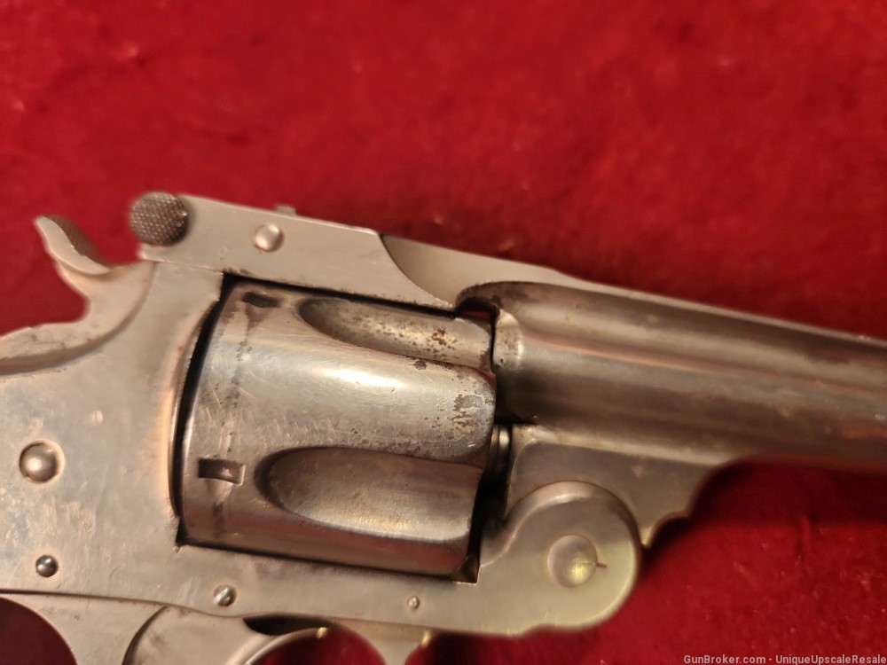 Smith & Wesson 38 Double Action Third model break top revolver -img-10