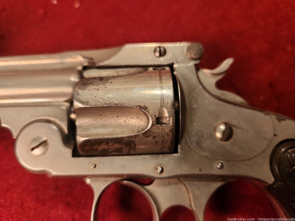 Smith & Wesson 38 Double Action Third model break top revolver -img-16
