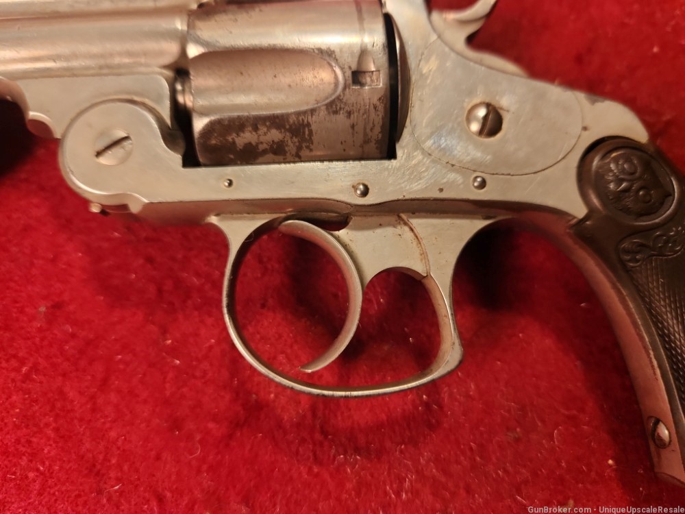 Smith & Wesson 38 Double Action Third model break top revolver -img-15